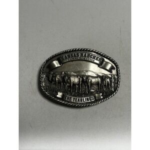 1984 Limited Edition Kansas Rancher "The Yearlings" Commemorative Belt Buckle